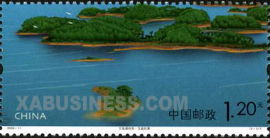 Green Islands on the Qiandao Lake