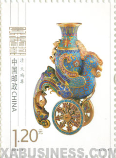 Heavenly Fowl Shaped Zun Vessel (Qing Dynasty)