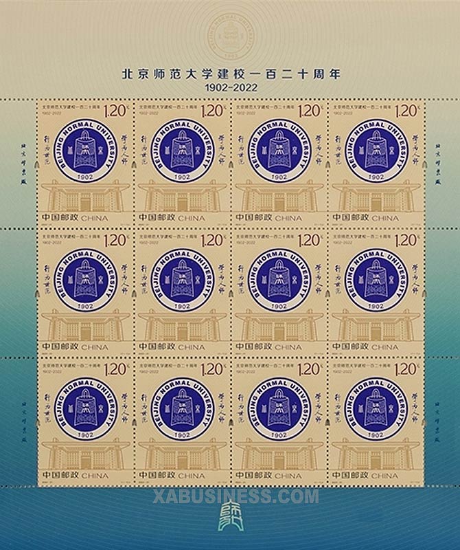 The 120th Anniversary of Beijing Normal University (Full Sheet)