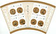 Mei, Lan, Zhu, Ju, imperf mini sheet of 2 sets