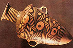 Painted bottle of ancient China