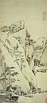 Pine Ravine and Stream, Chinese painting, Hong Ren.