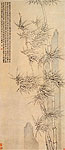 Rocks and Bamboo, Chinese painting, Duo Chi