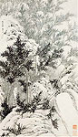 Bamboos, Chinese painting