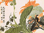 Flowers. Chinese painting. Zhao zhilian