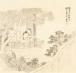 Beauties. Wu JIayou, Chinese painting