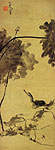 Lotus and Cormorants, Chinese paintings, Zhu Da