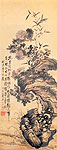 Bamboo, Rocks, Orchid and Chrysanthemum, Chinese paintings, Shi Tao