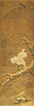 WIllow and Aigrettes in Snow, Chinese paintings, Ling Heng