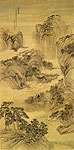 Mountain Tai In Clouds, Chinese painting, Wang Hui.