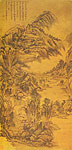 Scroll of Landscape, Chinese painting, Wang Yuanqu
