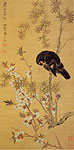 Bird and Flowers.  Chinese painting, Ma Yuanyu