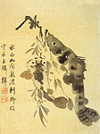 Mandarin Fish. Chinese painting, Yu SHeng