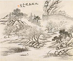 Spring of Jiangcheng, Chinese paintings, Ren Yu