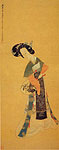 Beauty in the Crystal Palace, Chinese painting, Ren Xiong