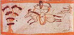 Hunting - brick paintig of ancient China