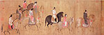 Lady of Guo On a Spring Outing, Zhang Xuan