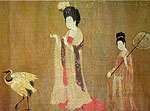 Beauties Wearing Flowers (Tang Dynasty)
