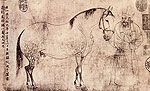 Painting of Five Horses by Li Gonglin