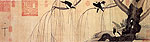 Painting of Willow and Crows, Chinese ancient painting