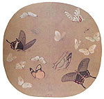 Dancing of Butterflies, Chinese painting, Song, Li Anzhong