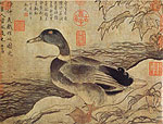 Wild Duck, Chen Lin, Yuan Dynasty