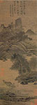 Old fisherman on the river, Wu Zhen, Chinese painting