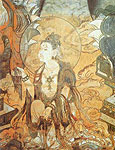 Bodhisattva of Offering, Chinese painting
