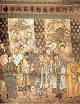 Poetic Drama, mural, Chinese