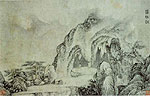 Scenery of Nun Village, Chinese painting, Du Qun