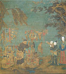 Street Vendor, Chinese painting