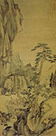 High-pine and Stream, Chinese paintings, Zhao Ni