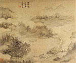 Pond. Chinese painting, Zhang Ruitu