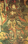 Skanda. Chinese painting