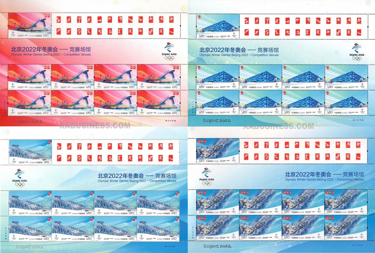 Olympic Winter Games Beijing 2022 - Competition Venues (Full Sheet)