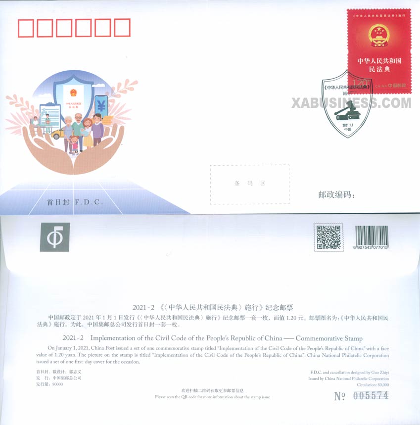 Implementation of the Civil Code of the People's Republic of China (FDC)