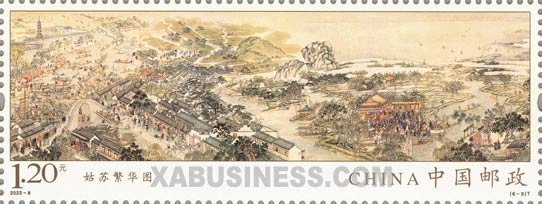 Panoramic View of the Prosperous Suzhou City (Part)