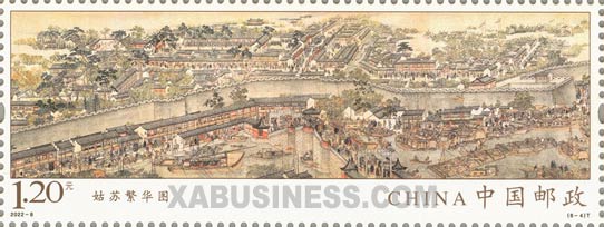 Panoramic View of the Prosperous Suzhou City (Part)