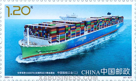 The World's First 23000 TEU Dual-fuel Powered Container Ship